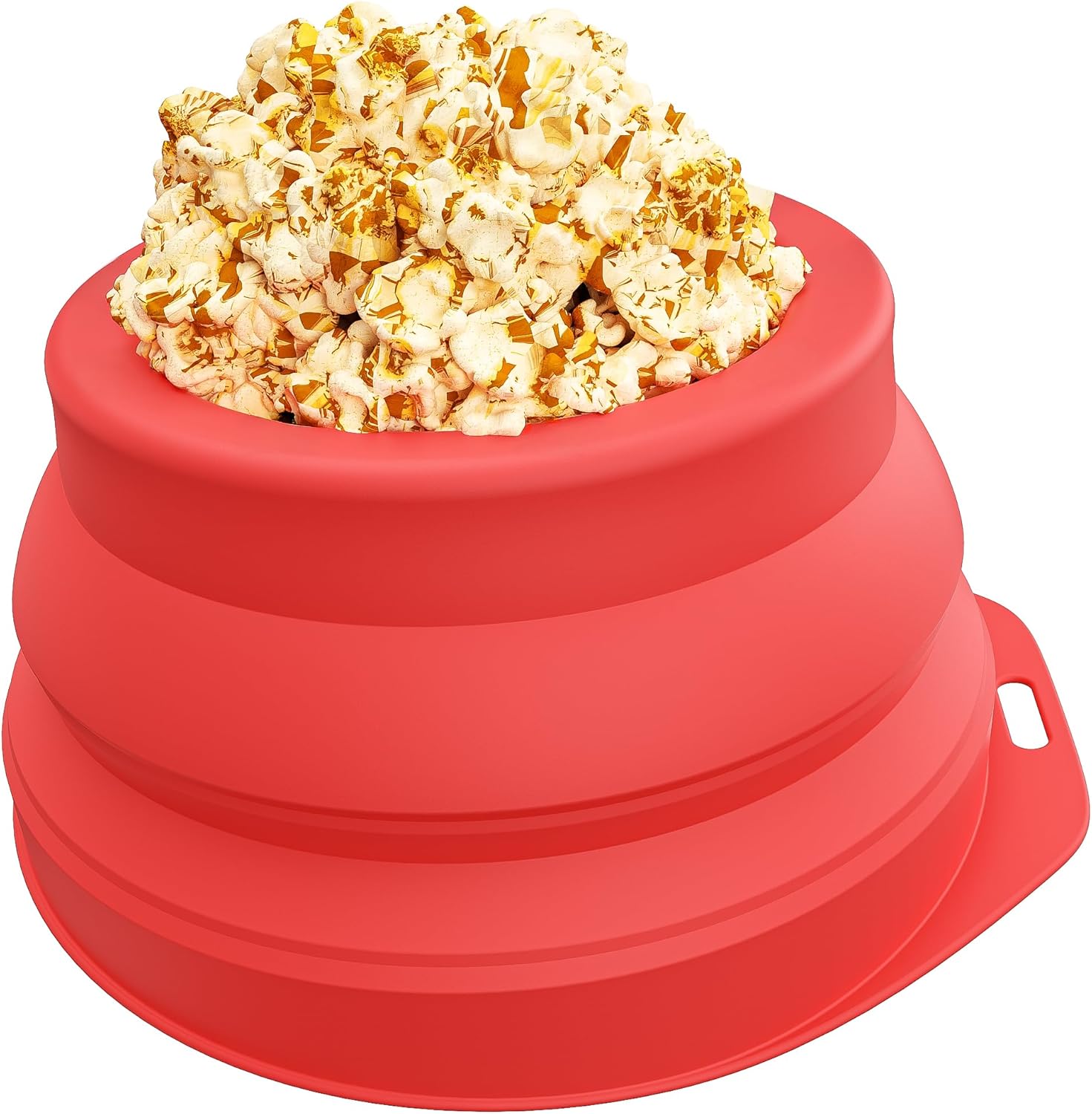 Silicone Popcorn Maker - Reusable Collapsible Bowl