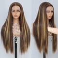 Synthetic Lace Front Wig 13x6 Honey Blonde 26in - Natural Look