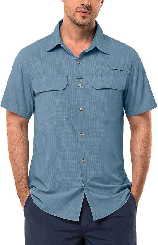 33,000ft Men's UPF 50+ UV Short Sleeve Hiking Shirt Review