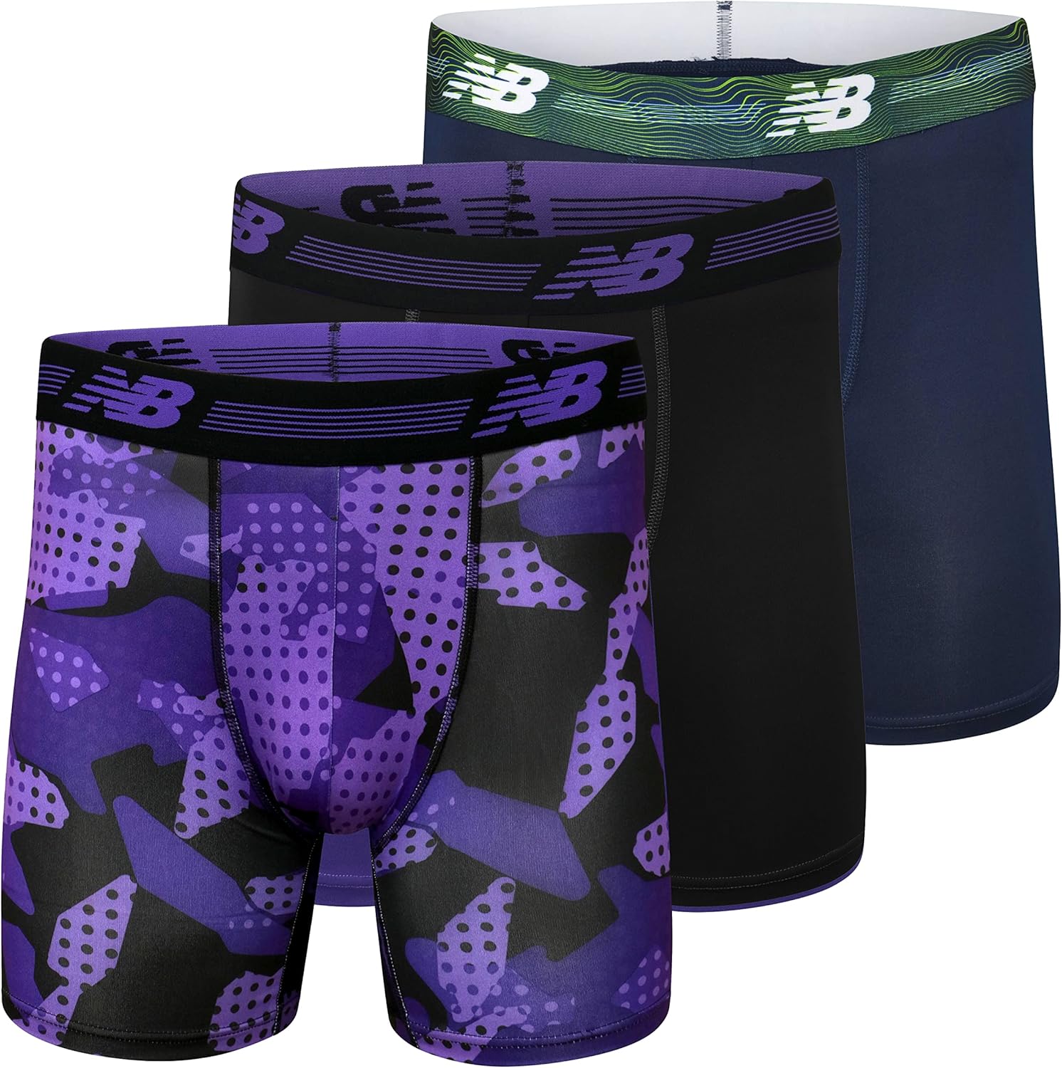 New Balance Men's Ultra Soft Boxer Briefs (3 Pack)
