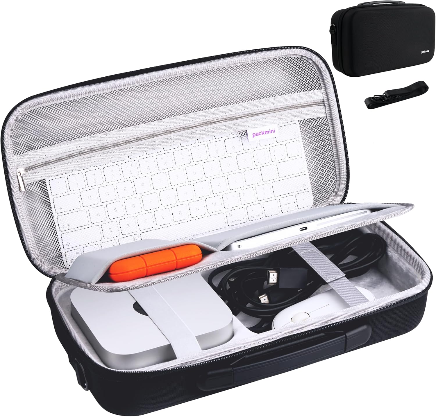 Travel Case for Apple Mac mini M4 Pro - Portable Organizer