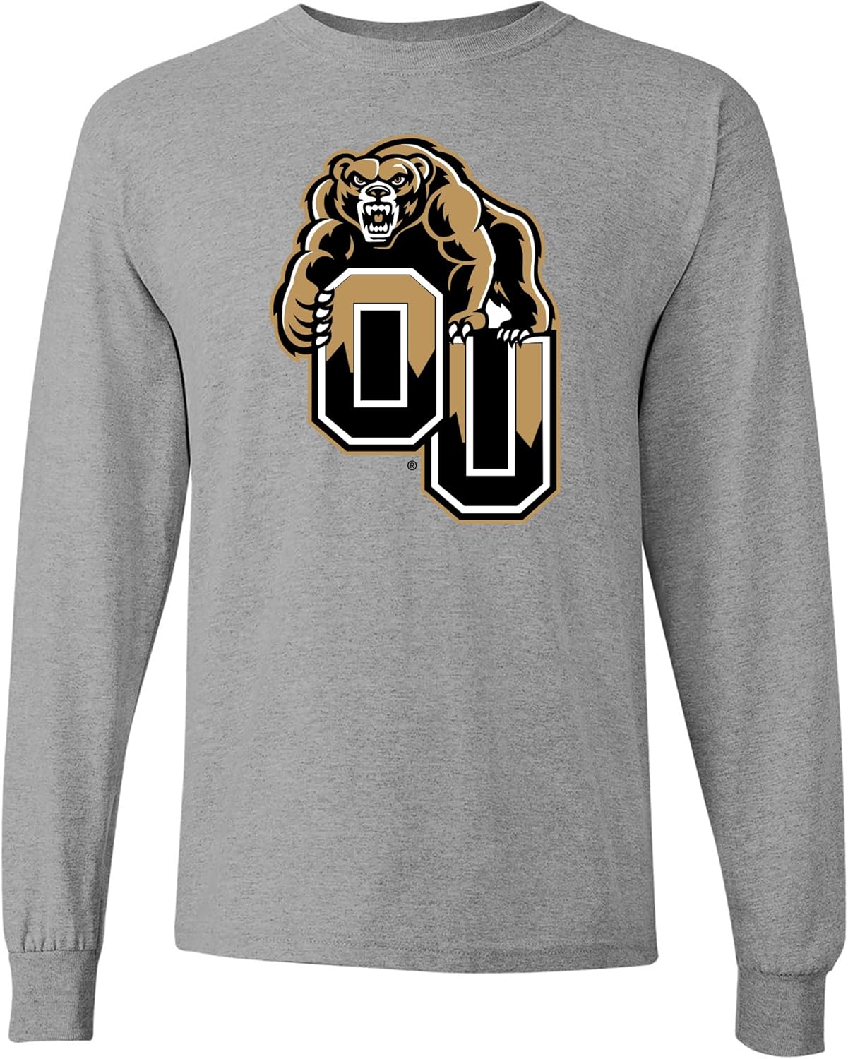 UGP Campus Apparel NCAA Long Sleeve Tee for Oakland University Fans