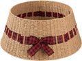 Paper Rope Christmas Tree Collar 24 in - Wicker Tree Skirt