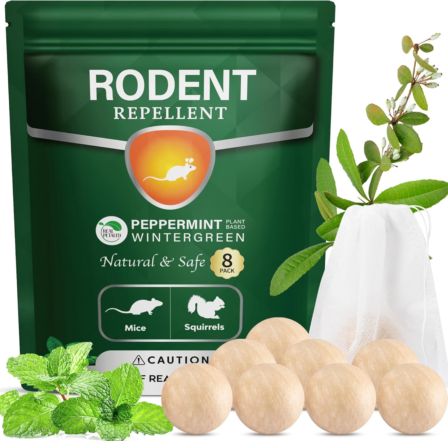 Rodent Repellent Balls: Natural Mouse Away - REALPETALED
