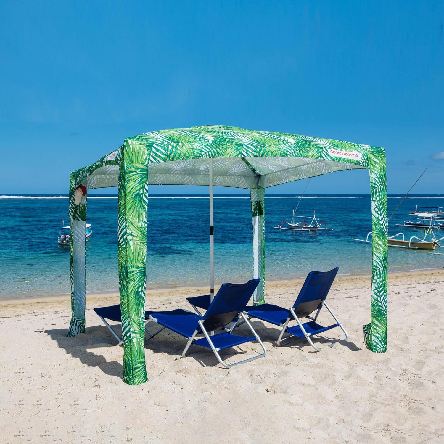 CoolCabana Beach Shade Tent - Easy Setup & UPF 50+ Protection