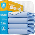 GREEN LIFESTYLE Washable Underpads Large 34x36 - Heavy Absorbency