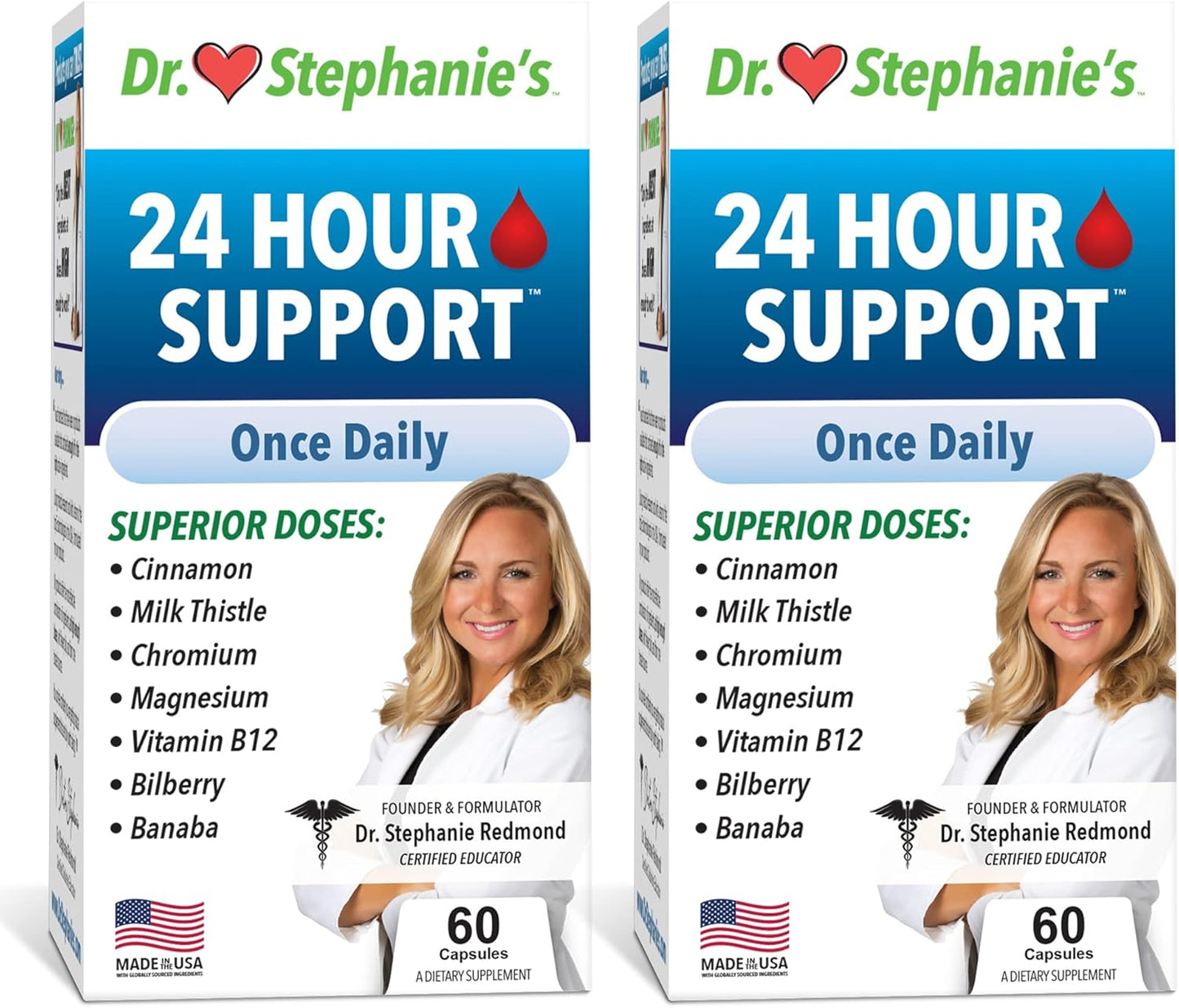 Dr. Stephanie's 24 Hour Support Supplement for Blood Sugar Health