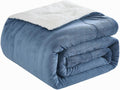 Sherpa Fleece Blanket Queen 90ft x 90ft - Thick, Warm, Lightweight