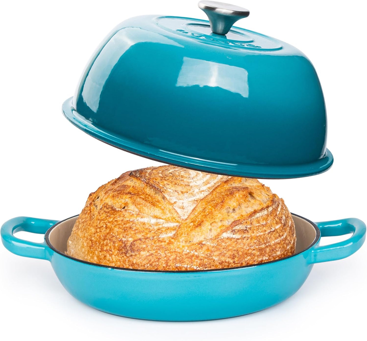 Enamelled Cast Iron Dutch Oven Pot for Perfect Bread Baking
