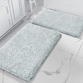 Yimobra Bathroom Rug Set 2 Piece - Soft Absorbent Microfiber Mats