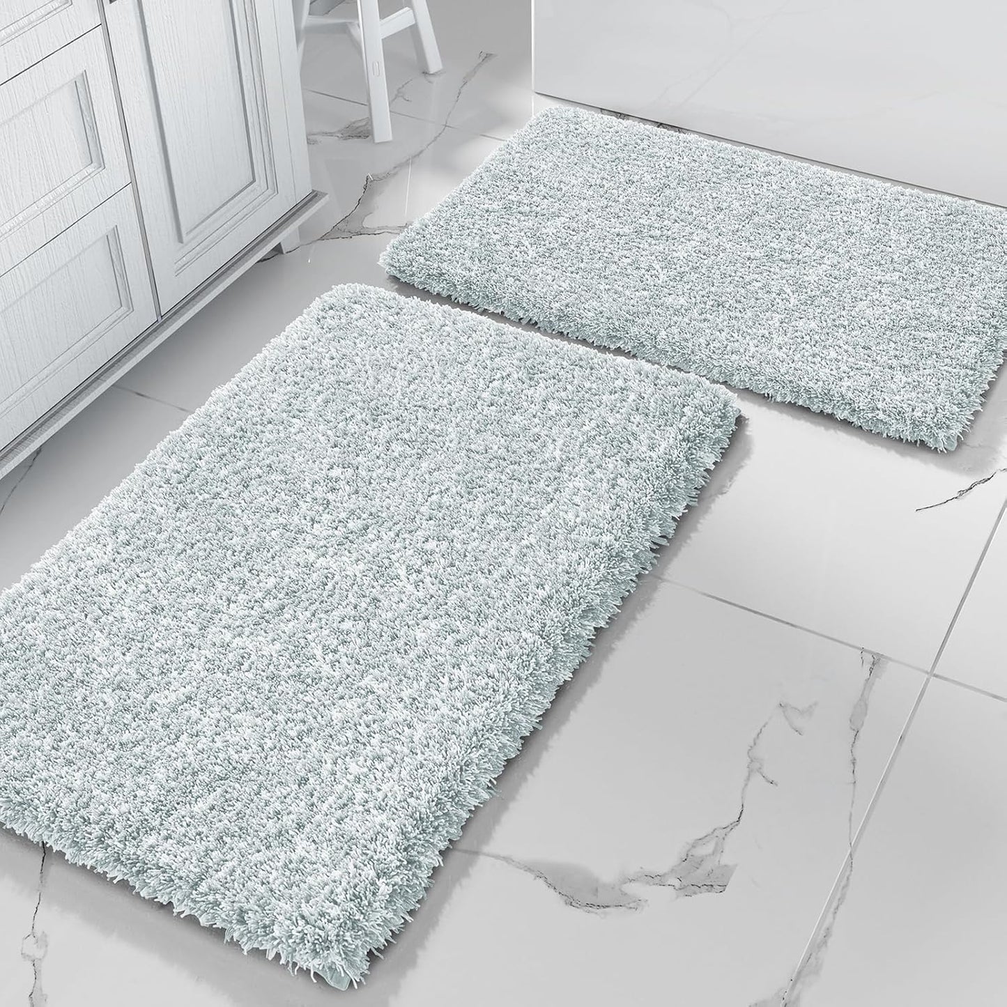Yimobra Bathroom Rug Set: Soft, Absorbent, Non-Slip Mats
