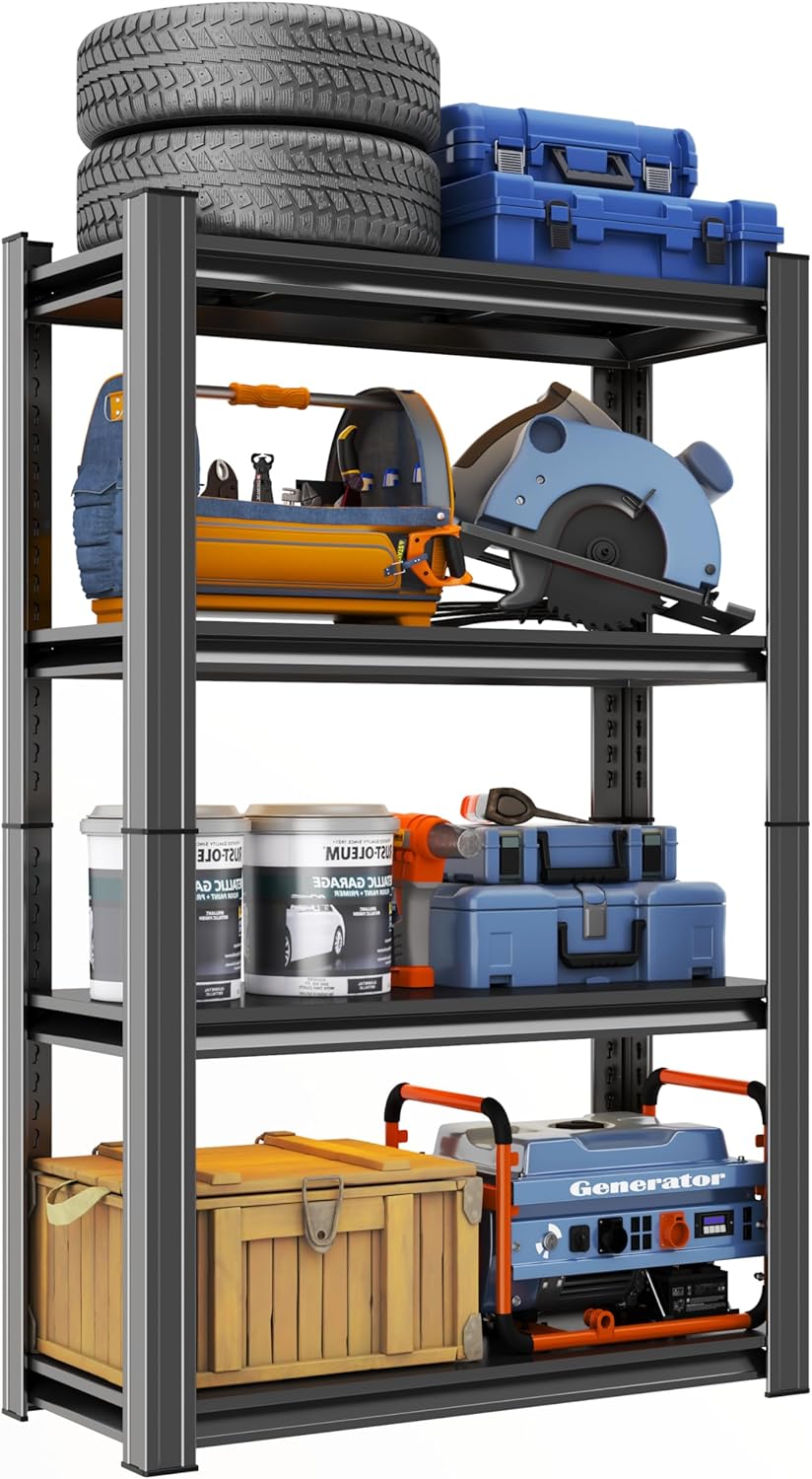 Notmise Metal Garage Shelving Unit for Heavy Tools