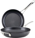 Anolon X Hybrid Nonstick Induction Frying Pans Set - SearTech Searing