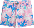 Men's Seersucker Swim Trunks 5.5 in - Quick Dry Beach Shorts
