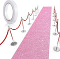 Tatuo Carpet Runner Runway Rug 2.46 x 65.6 ft - Glitter Pink Event
