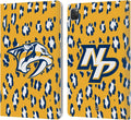 NHL Leopard Pattern Nashville Predators Leather Wallet iPad Pro 11