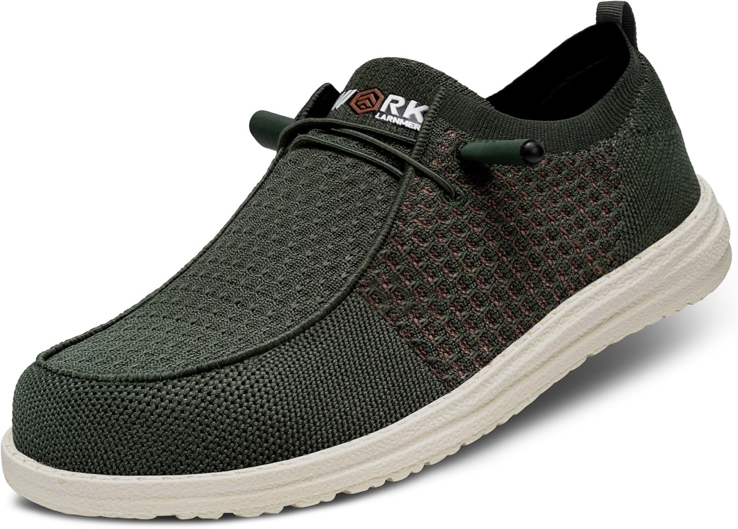 LARNMERN Steel Toe Loafers for Women - Lightweight Safety Shoes