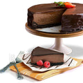 Triple Chocolate Cheesecake 10ft Pre-sliced 14 pcs - Rich Gift Dessert