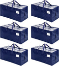 VENO 6 Pack Moving Bags with Backpack Straps - Heavy Duty Alternative