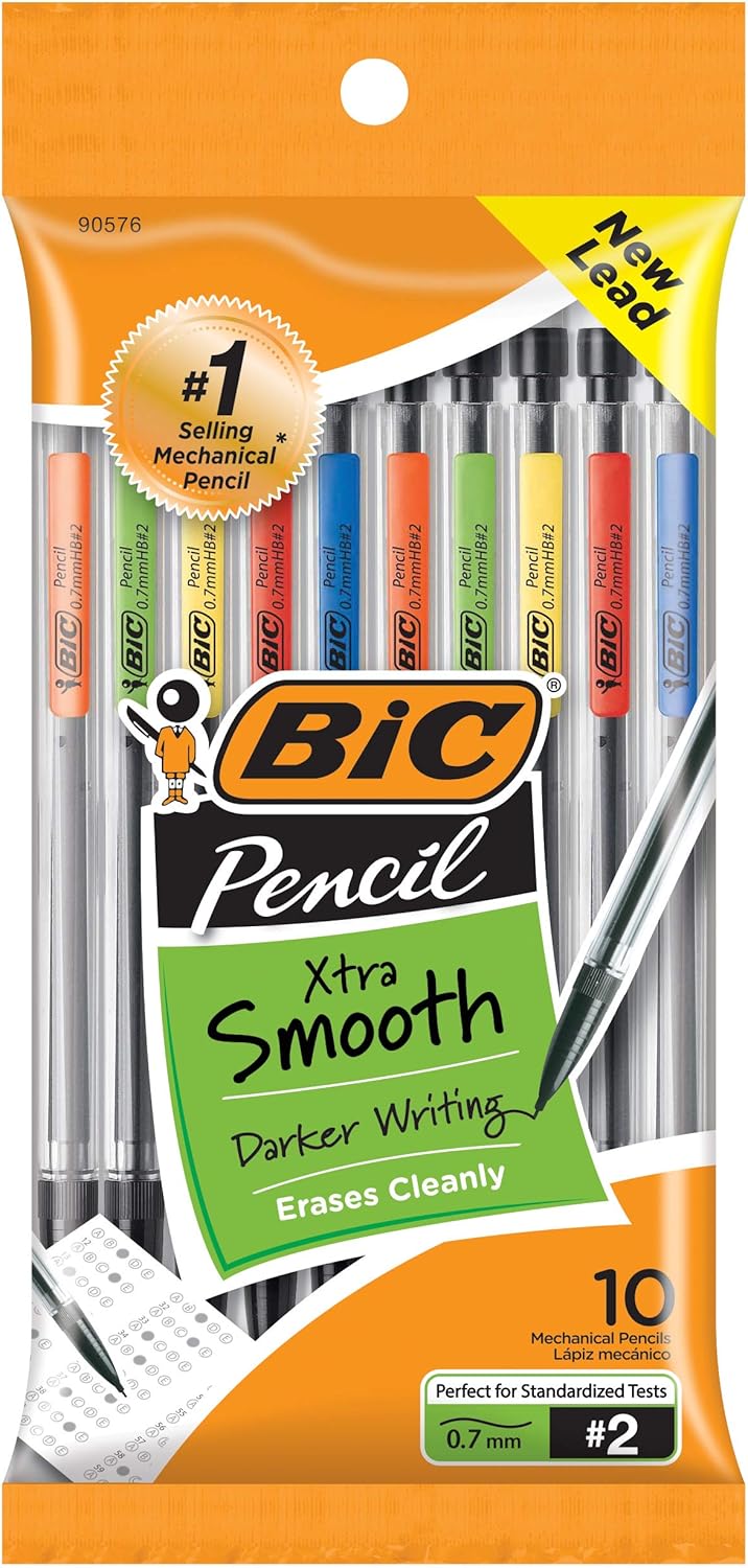 BIC Xtra-Smooth Mechanical Pencils - 12-Count Pack