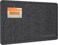 Bulletin Board 36 x 24 in Felt Board - Foldable Frameless Pin Board