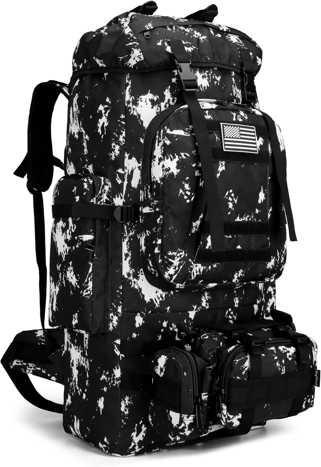 King'sGuard 100L Camping Hiking Backpack for Outdoor Adventures