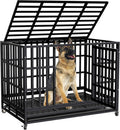 38 Inch Heavy Duty Dog Crate for Large Dogs - Escape-Proof Kennel