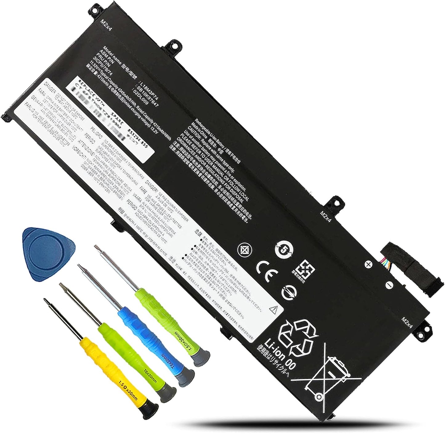 51Wh Replacement Battery for Lenovo ThinkPad T14 and T490 Series