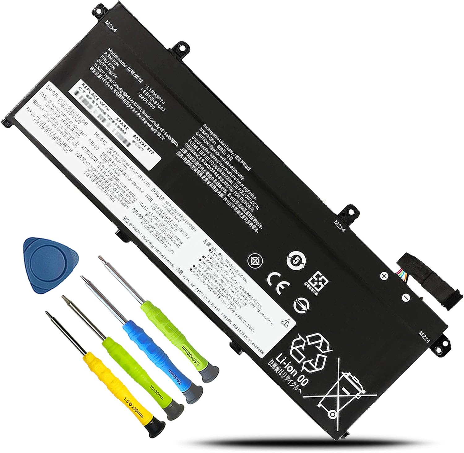 51Wh Replacement Battery for Lenovo ThinkPad T14 and T490 Series