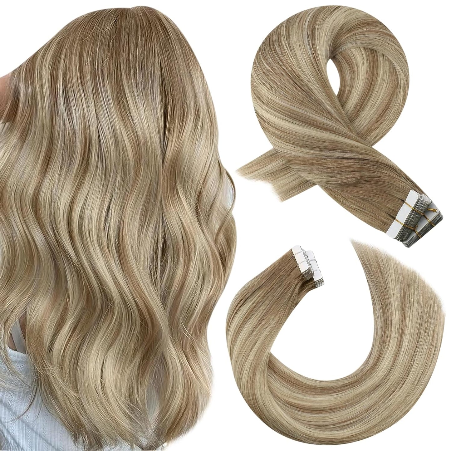 Moresoo Tape in Hair Extensions for Stunning Ombre Looks