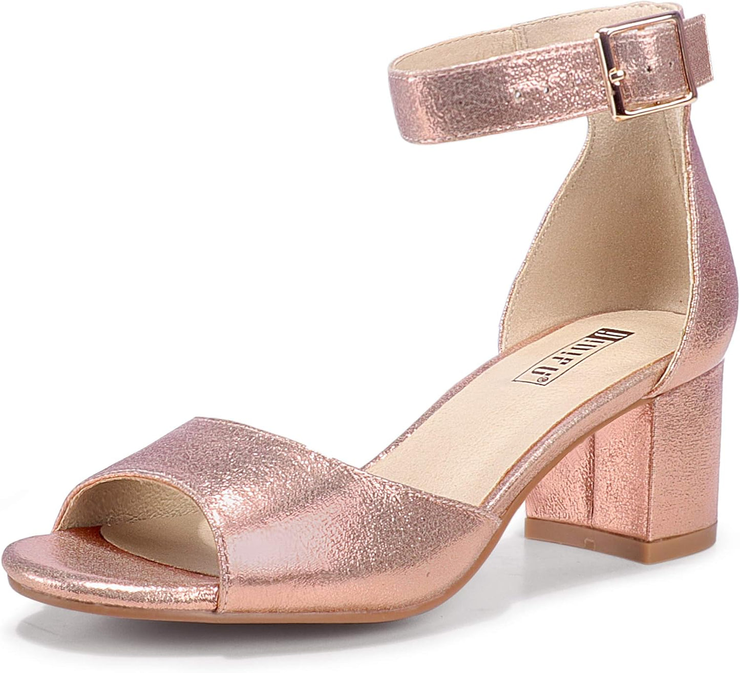 IDIFU Women's Candie Low Block Heels Sandals for Any Occasion