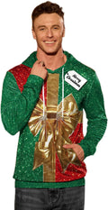 Arvilhill Mens Christmas Hoodies Funny Ugly 3D Printed Unisex Pullover