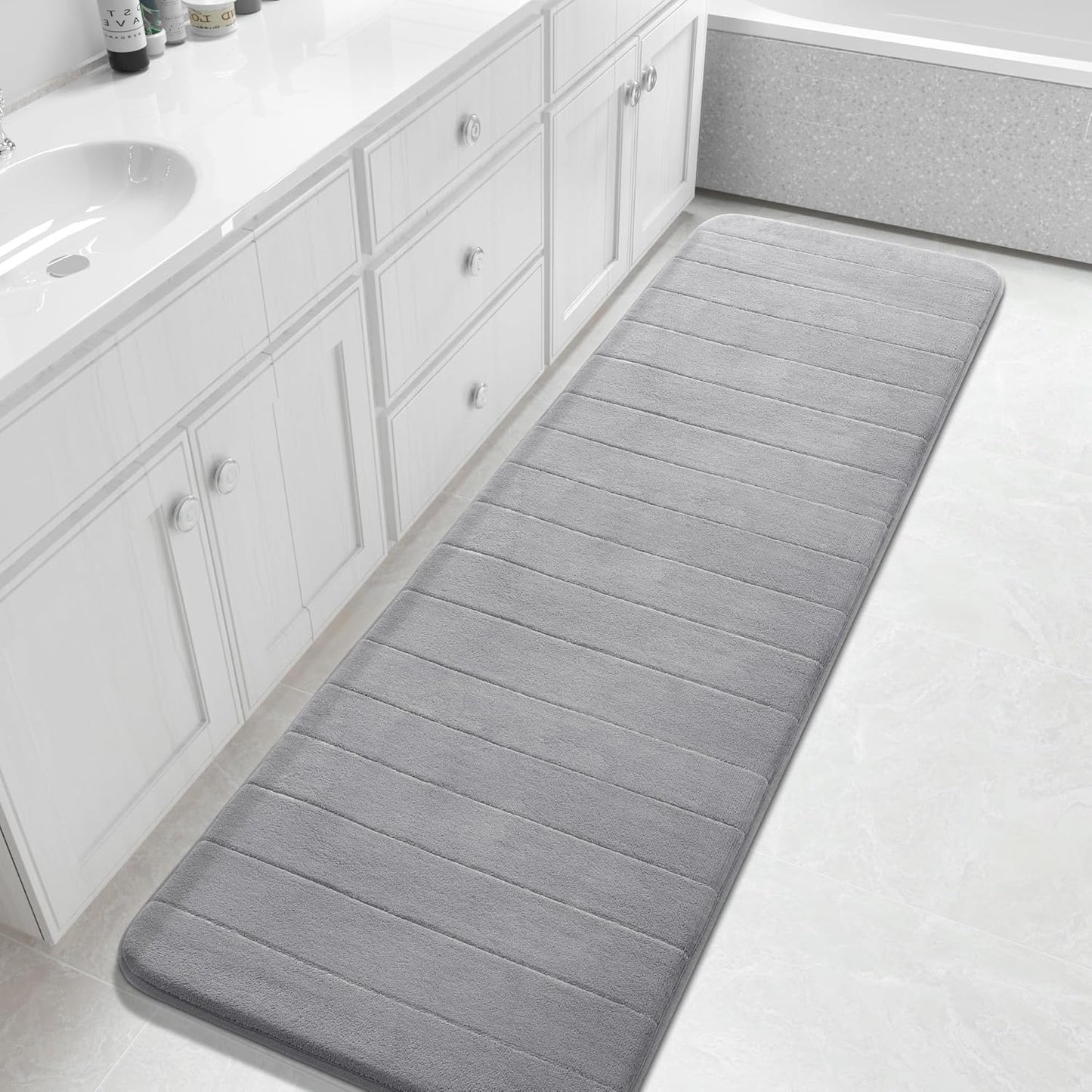 Yimobra Bathroom Runner Rugs 72x24 Non Slip Memory Foam Mat