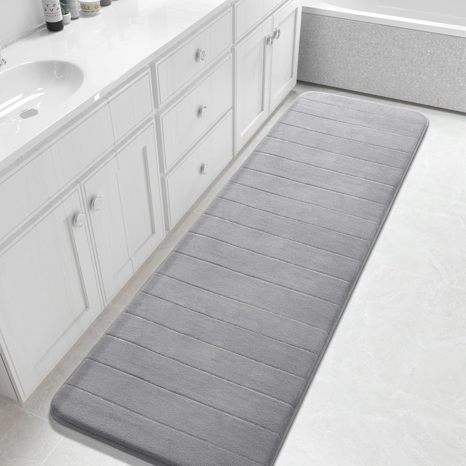 Yimobra Bathroom Runner Rugs 72x24 Non Slip Memory Foam Mat