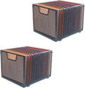 Metal Mesh File Baskets for Organized Office and Home Use
