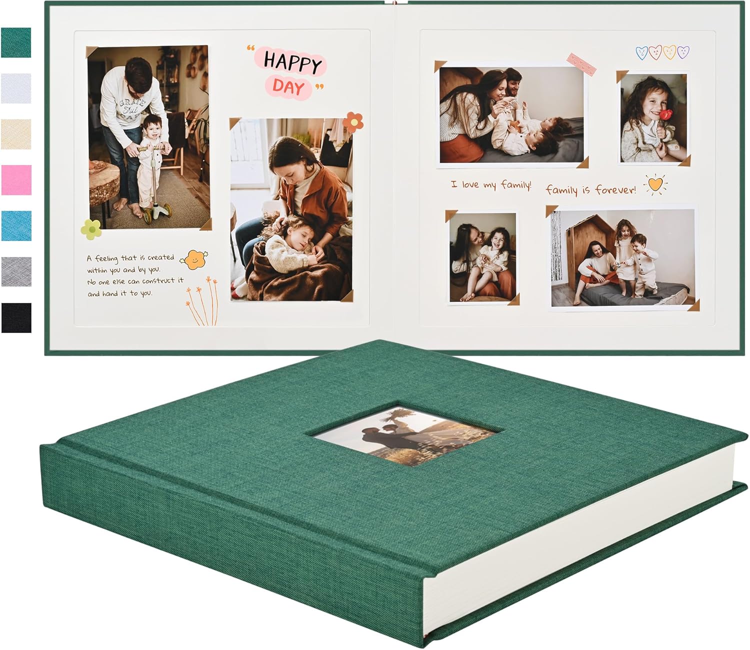 10 x 10 Inch DIY Scrapbook Album for Memories and Photos