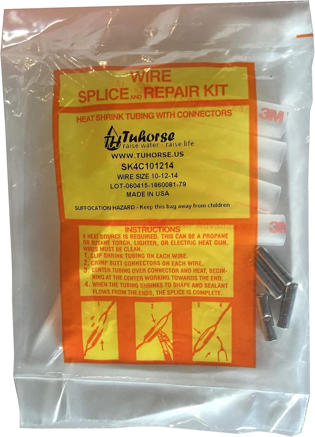 Tuhorse Well Pump Wire Splice Kit - Seamless Water Flow
