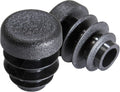 1/2 in Ribbed Plastic Hole Plugs for Round Tubing - Durable Floor