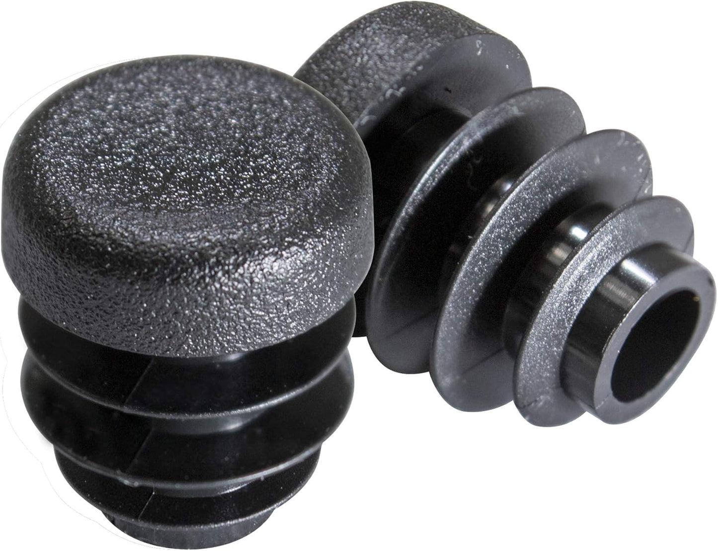Ribbed Plastic Hole Plugs for 1/2 in Tubing - 50 Pack