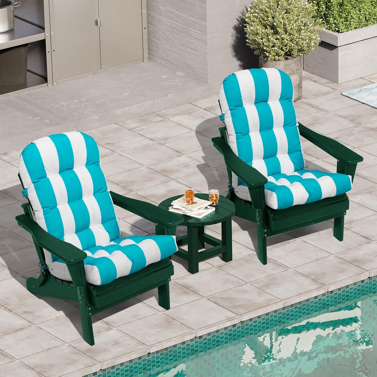 Crestlive Products Adirondack Chair Cushions for Outdoor Comfort