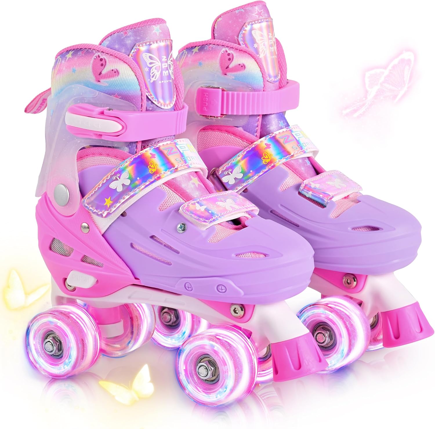 2PM SPORTS Roller Skates for Kids with Light Up Wheels