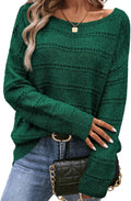 SHEWIN Women's Elegant Lightweight Crochet Sweater for Any Occasion