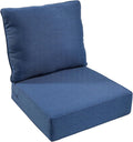Outdoor Chair Cushion Set 24x24 6in Thick - Comfortable Waterproof