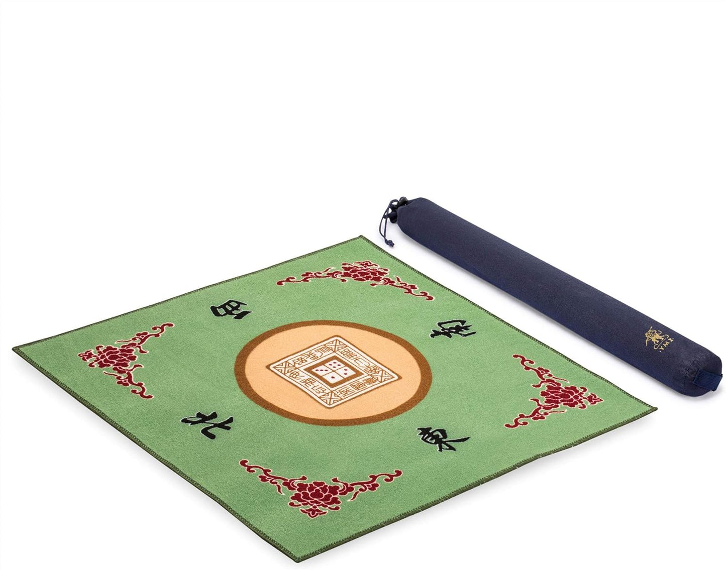 Durable Green Table Cover for Mahjong, Poker, and Board Games