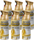 Universal All Surface Aged Metallic Spray Paint - Vintage Gold 6 Pack
