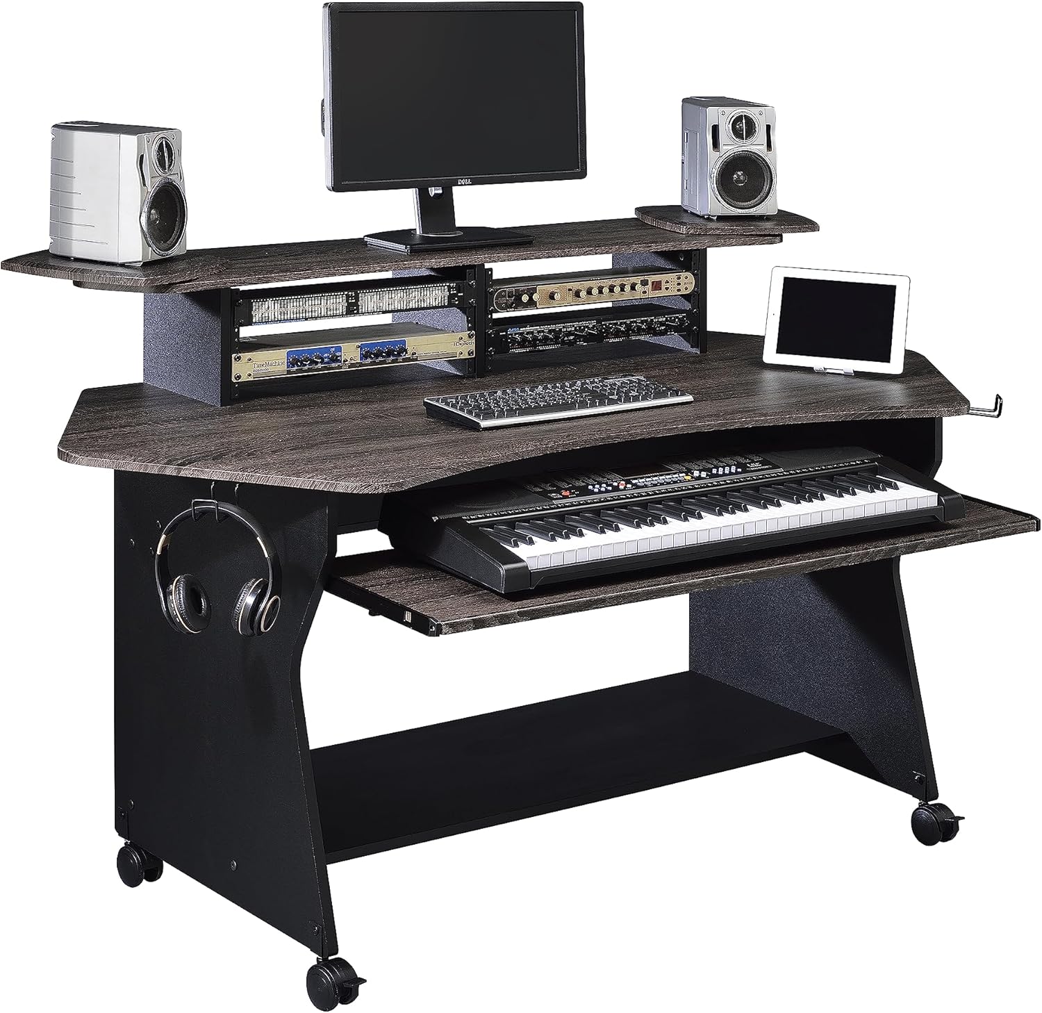 IM100 Series Music Studio Desk Workstation with 4U Rack Design