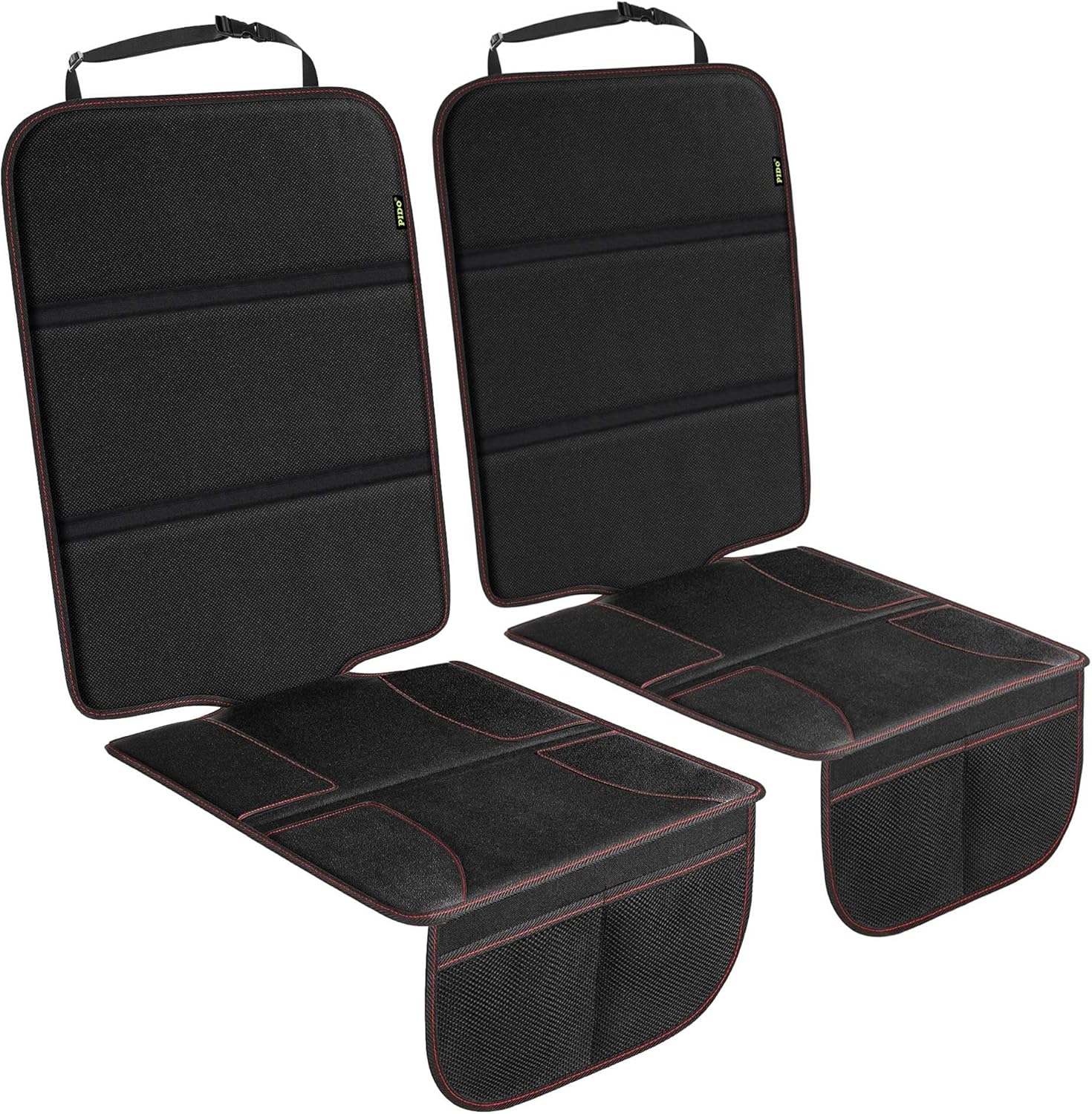 PIDO Car Seat Protector for Child Car Seat - 2 Pack with Padding