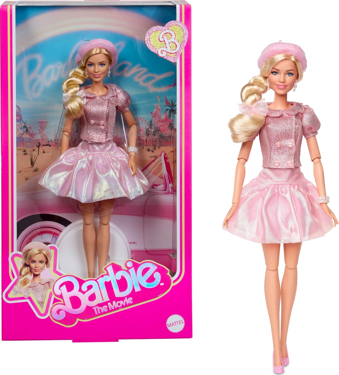 Barbie The Movie Doll Collectible in Pink Blouse & Skirt Tutu