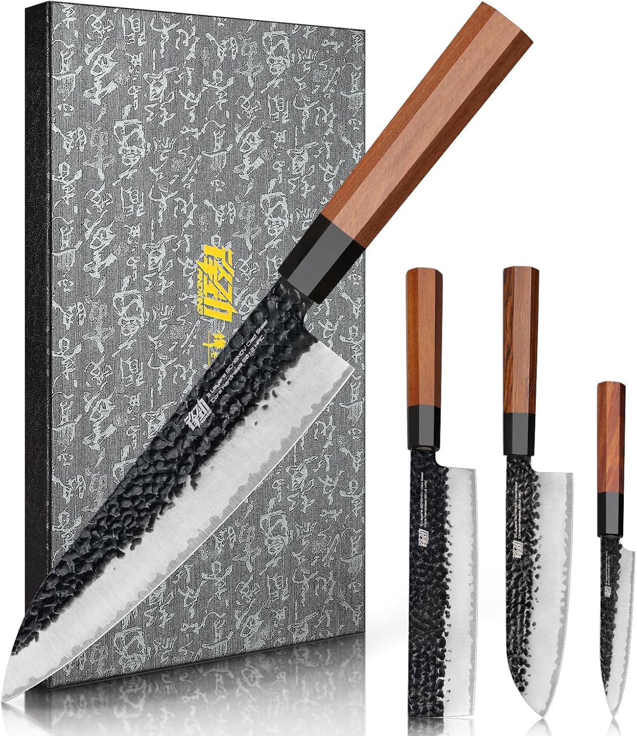 FINDKING Dynasty Series Kitchen Knife Set for Professional Chefs