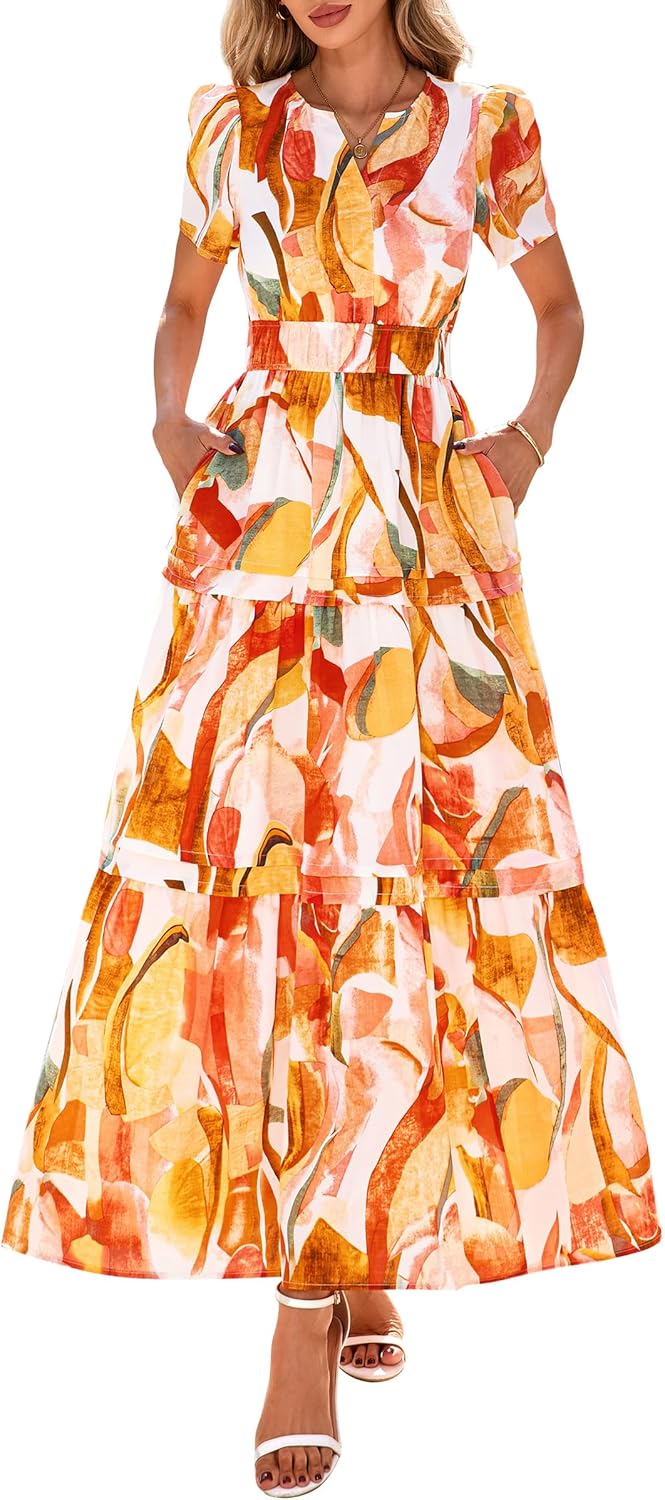 Boho Maxi Dresses for Women: PRETTYGARDEN Summer Floral Style